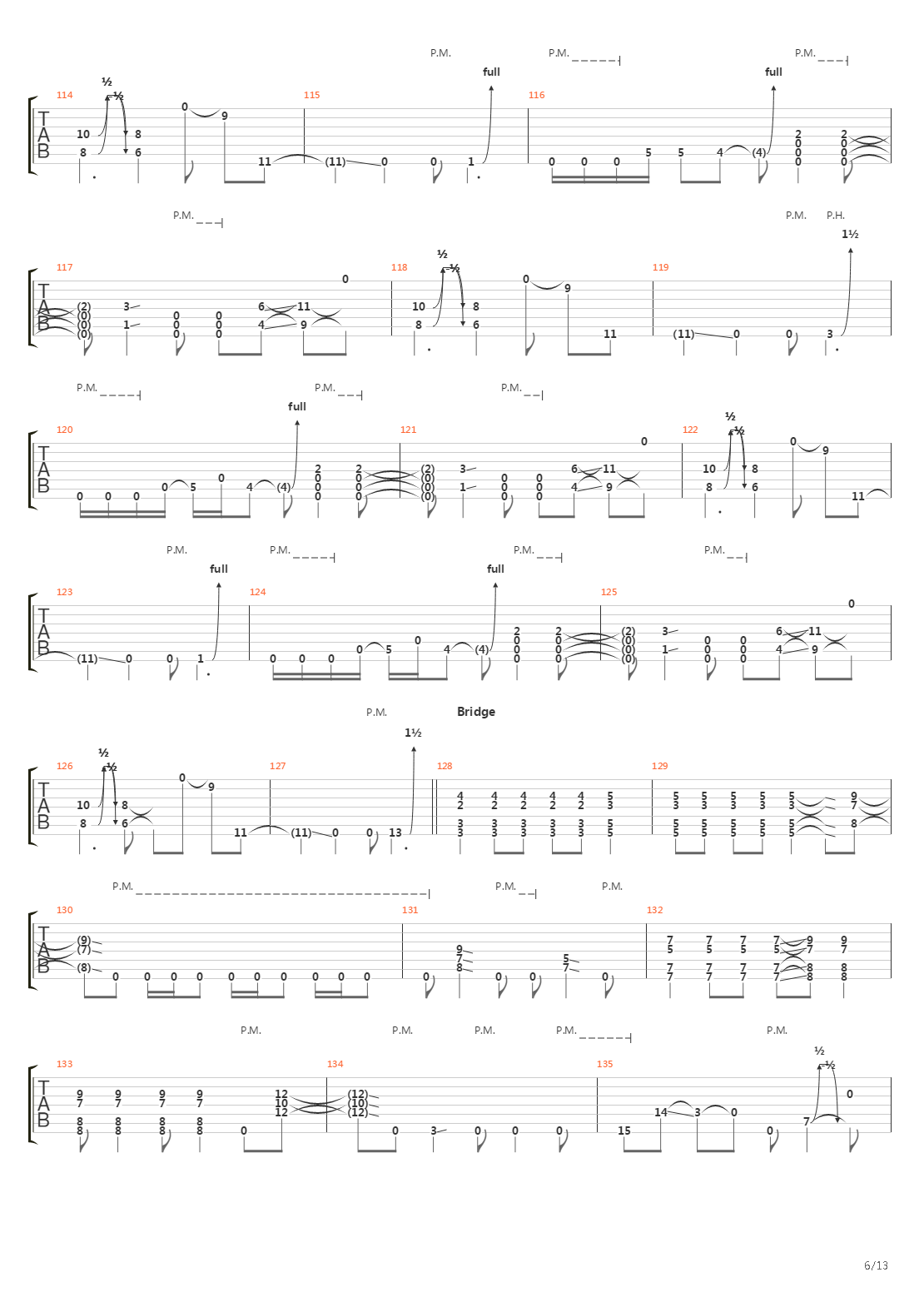 Flatline吉他谱