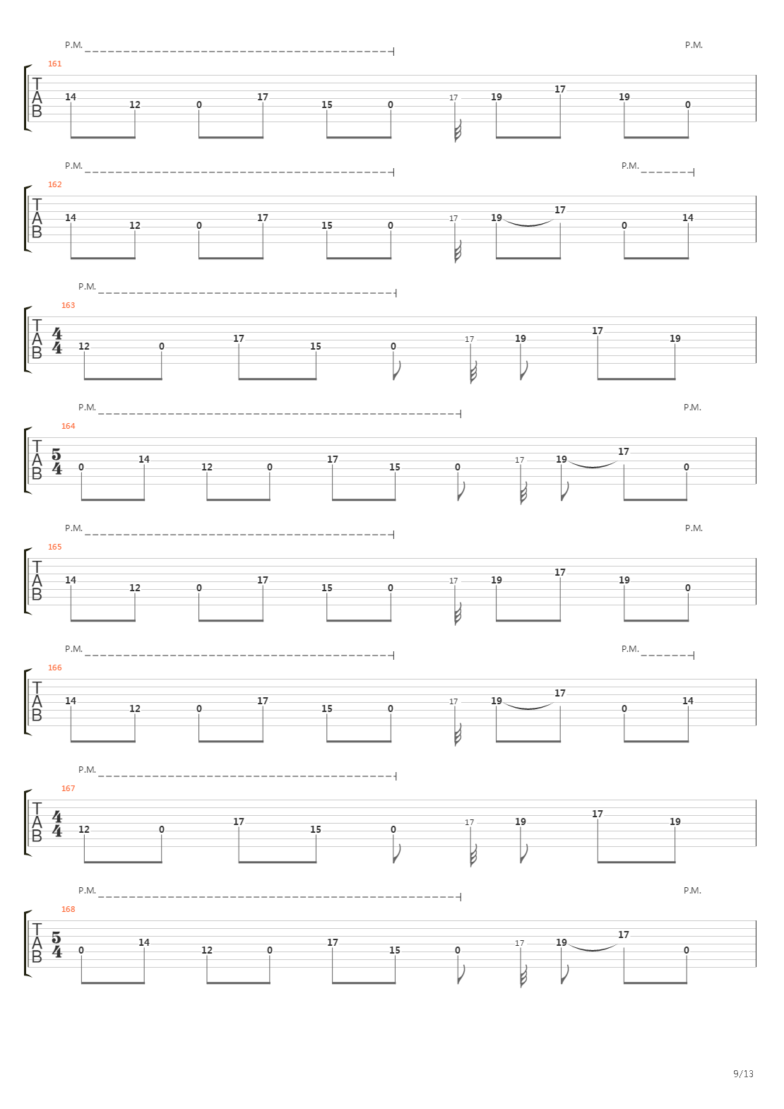 Flatline吉他谱