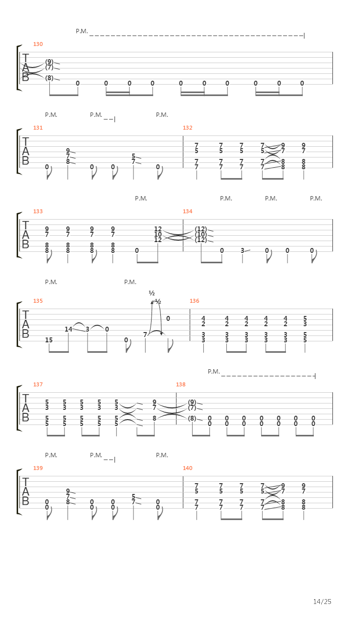 Flatline吉他谱