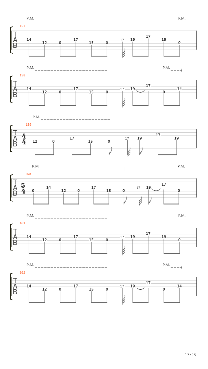 Flatline吉他谱