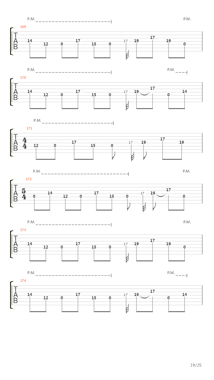 Flatline吉他谱