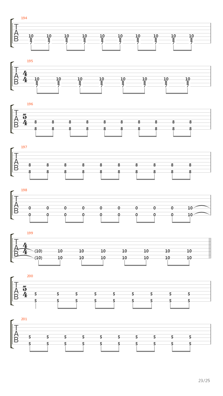 Flatline吉他谱