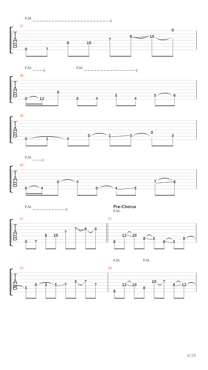 Flatline吉他谱