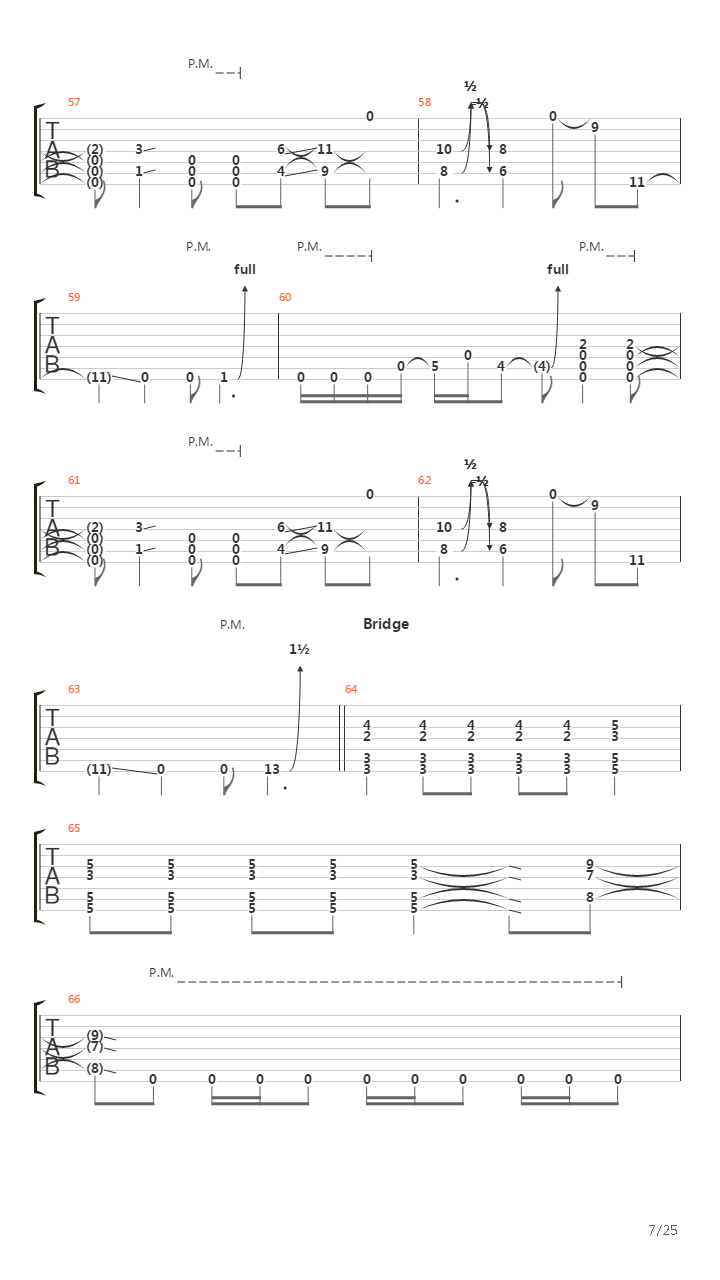 Flatline吉他谱