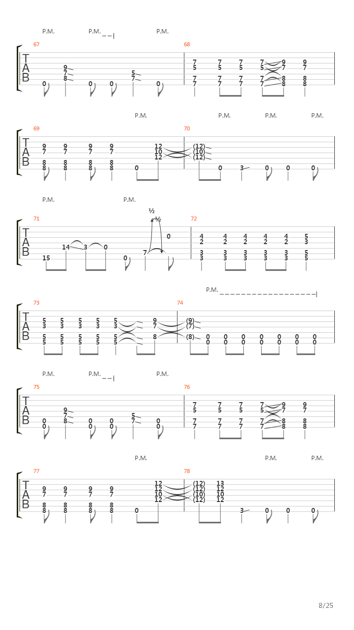 Flatline吉他谱