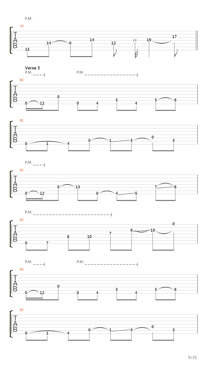 Flatline吉他谱