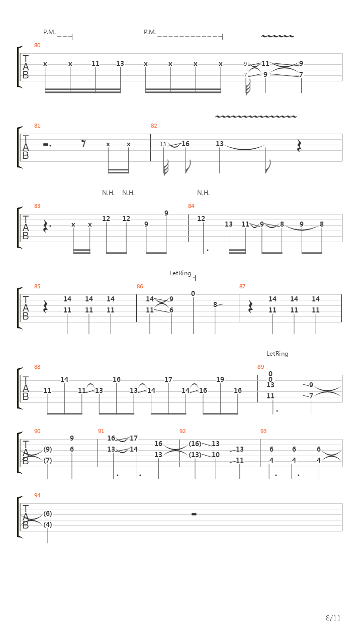 Yas吉他谱