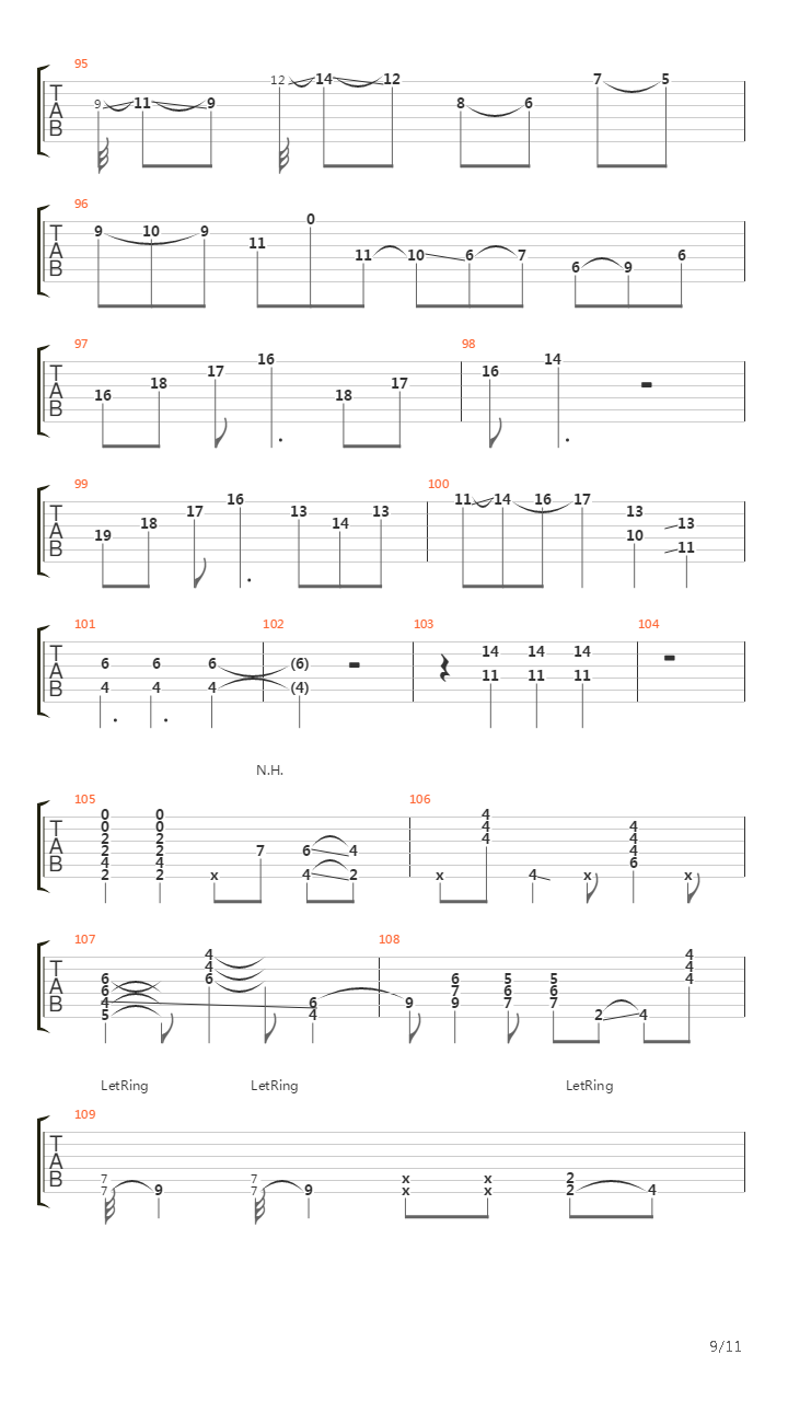 Yas吉他谱