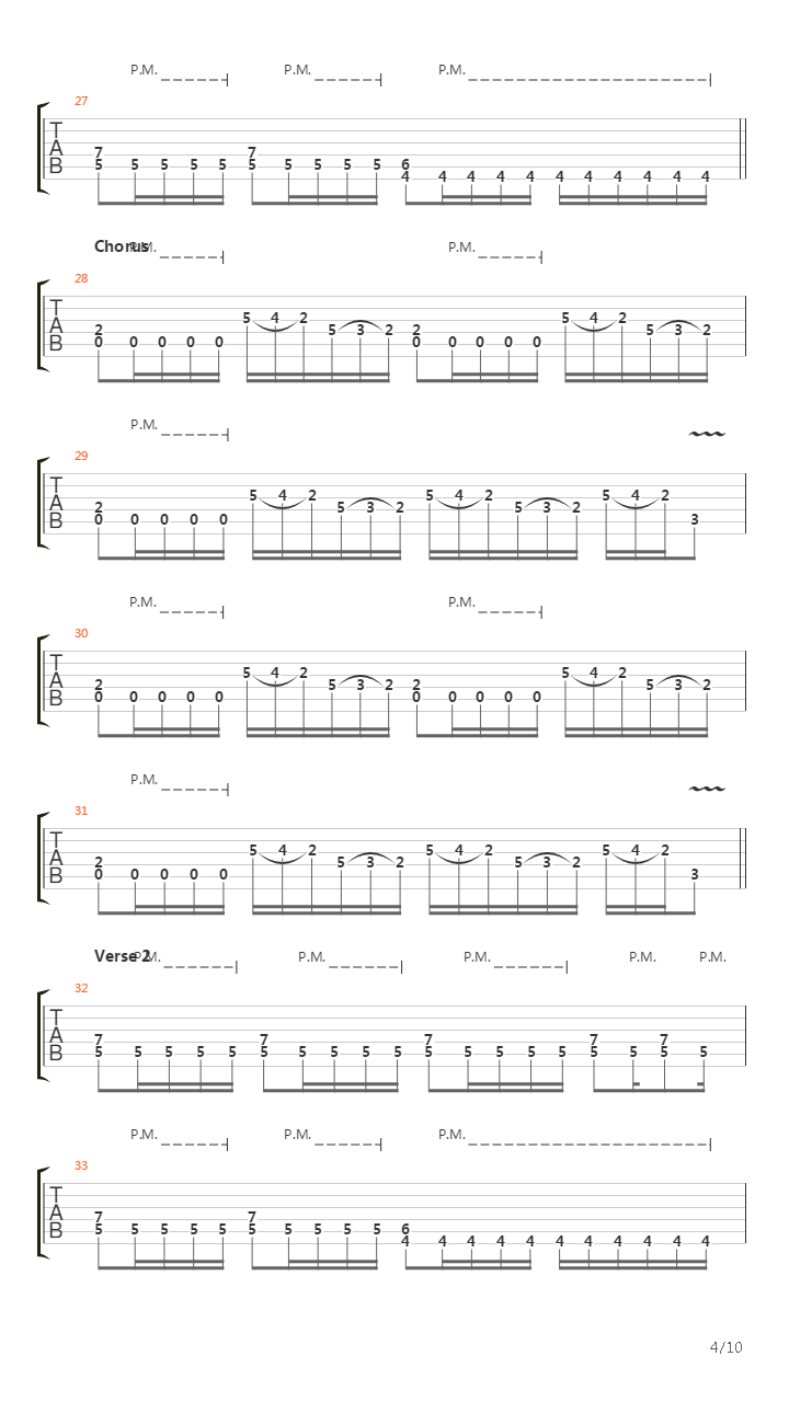 Discipline吉他谱