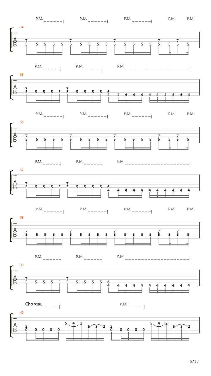 Discipline吉他谱