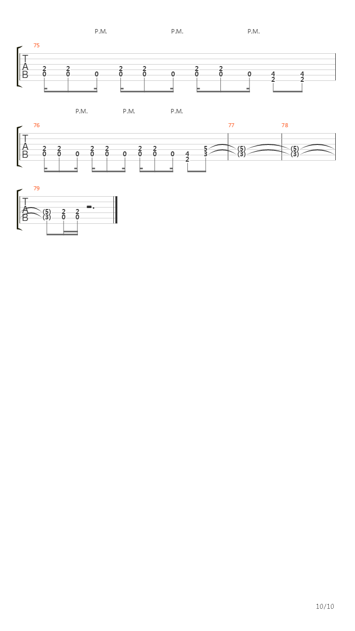 Discipline吉他谱