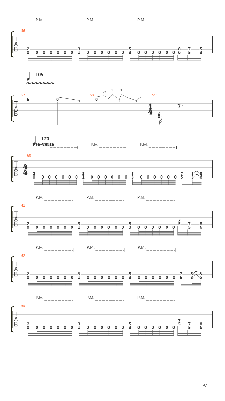 Parricide吉他谱