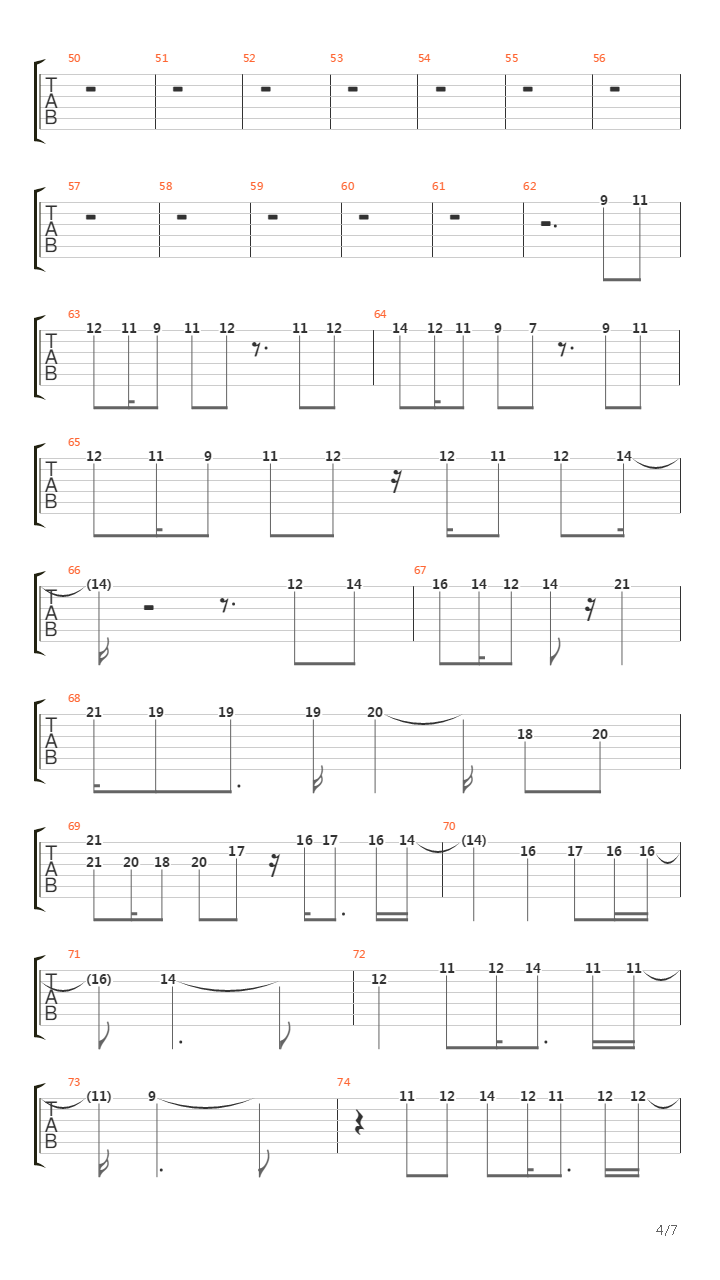 Epilogue吉他谱