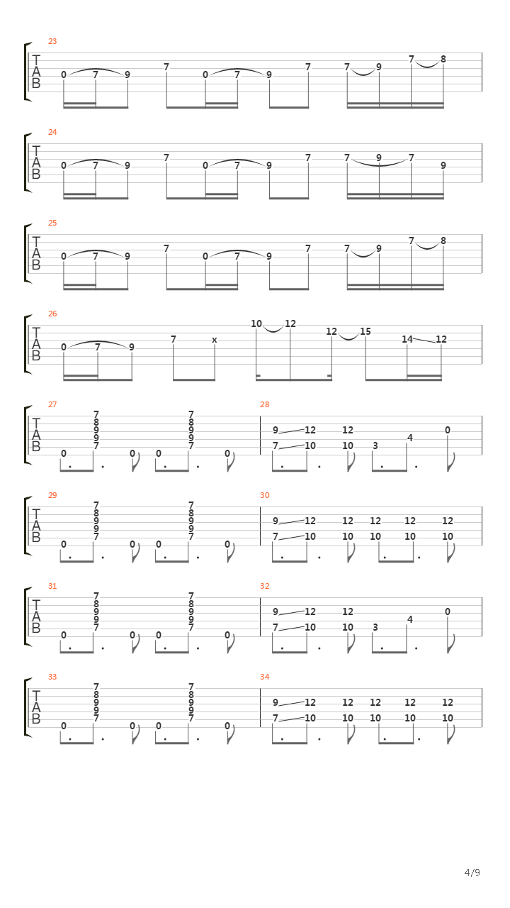 Racing Toward A Red Light吉他谱