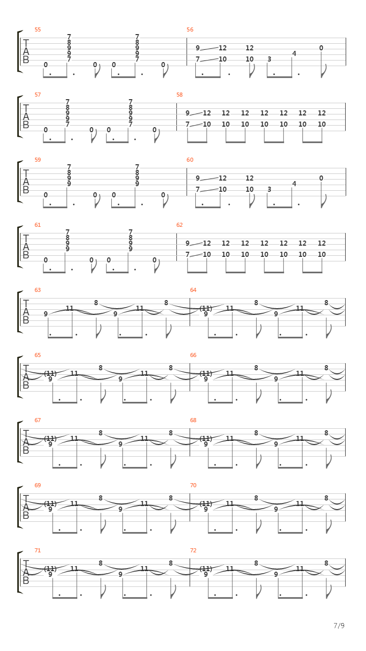 Racing Toward A Red Light吉他谱