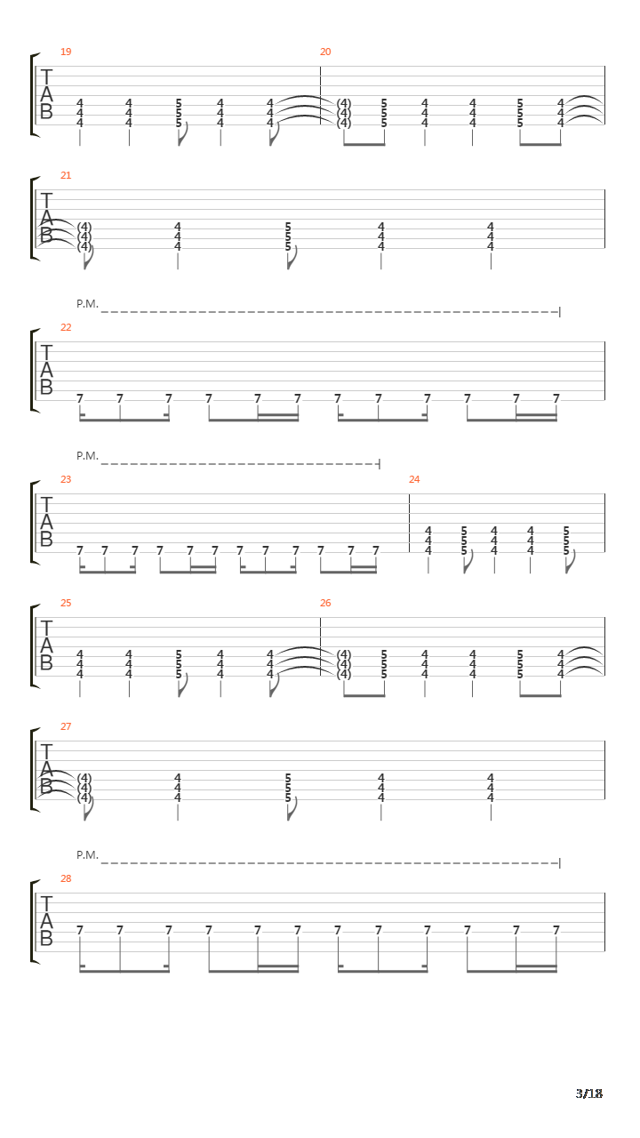 Solar吉他谱