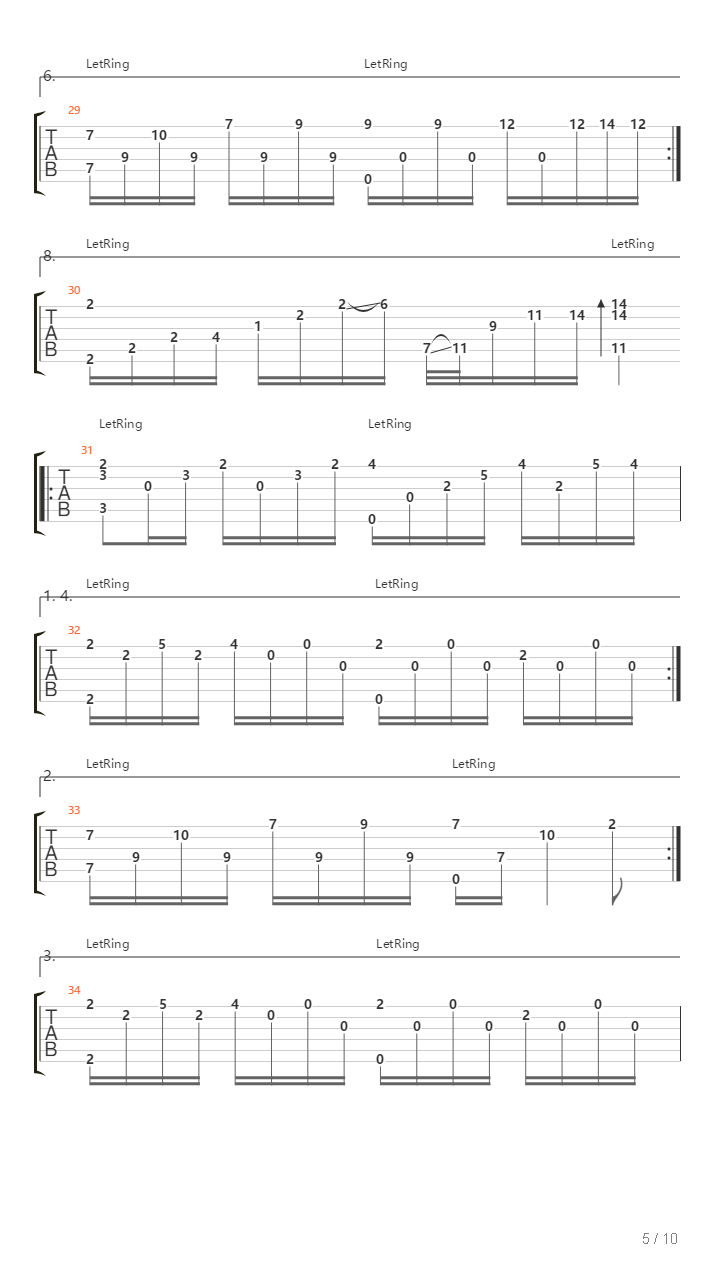 Flower Dance(Celt-X改编)吉他谱