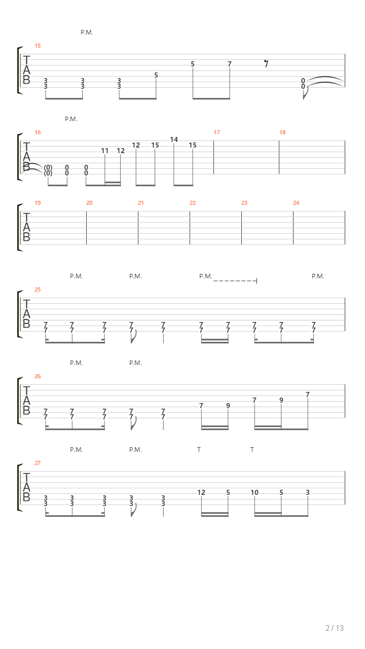 Rose吉他谱