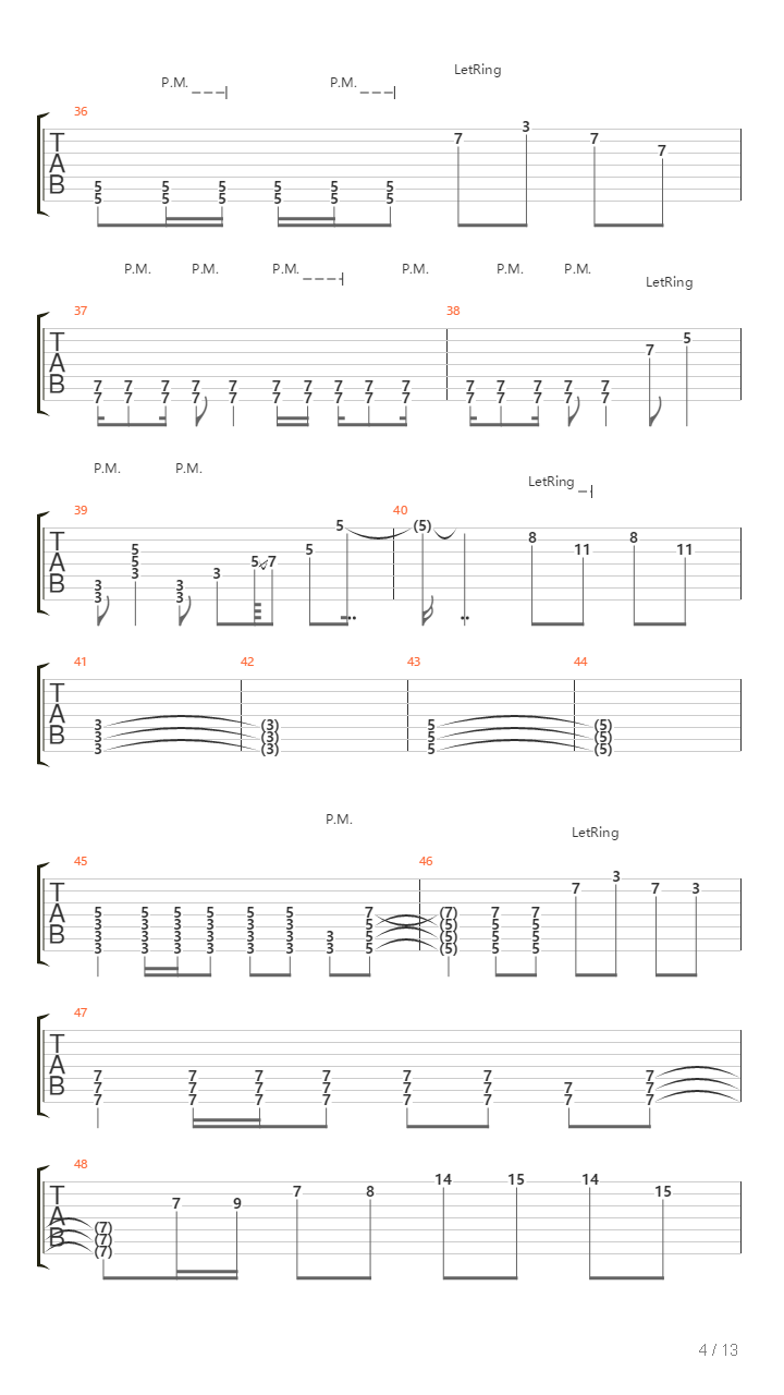 Rose吉他谱