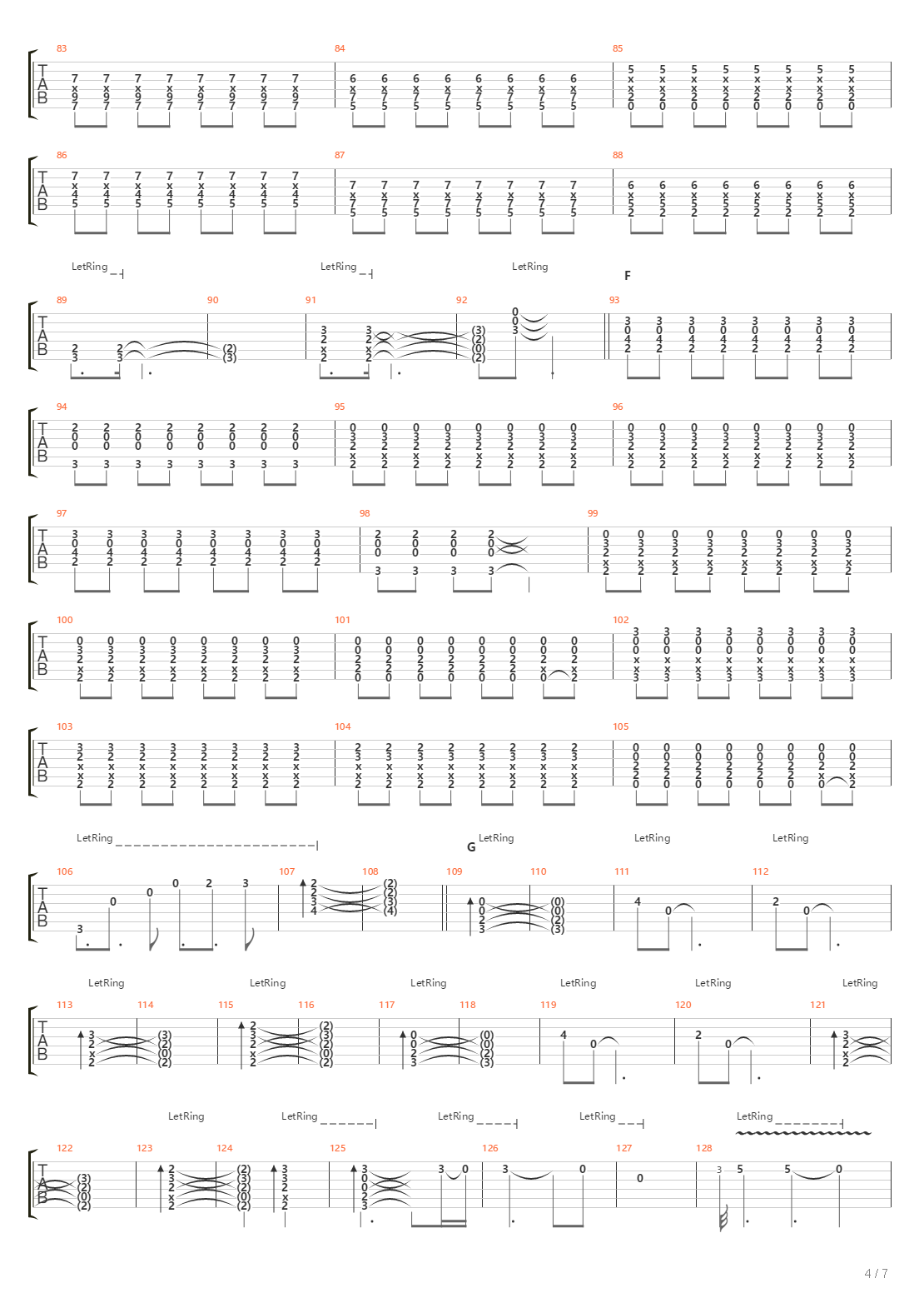 Shaking Of The Frame吉他谱