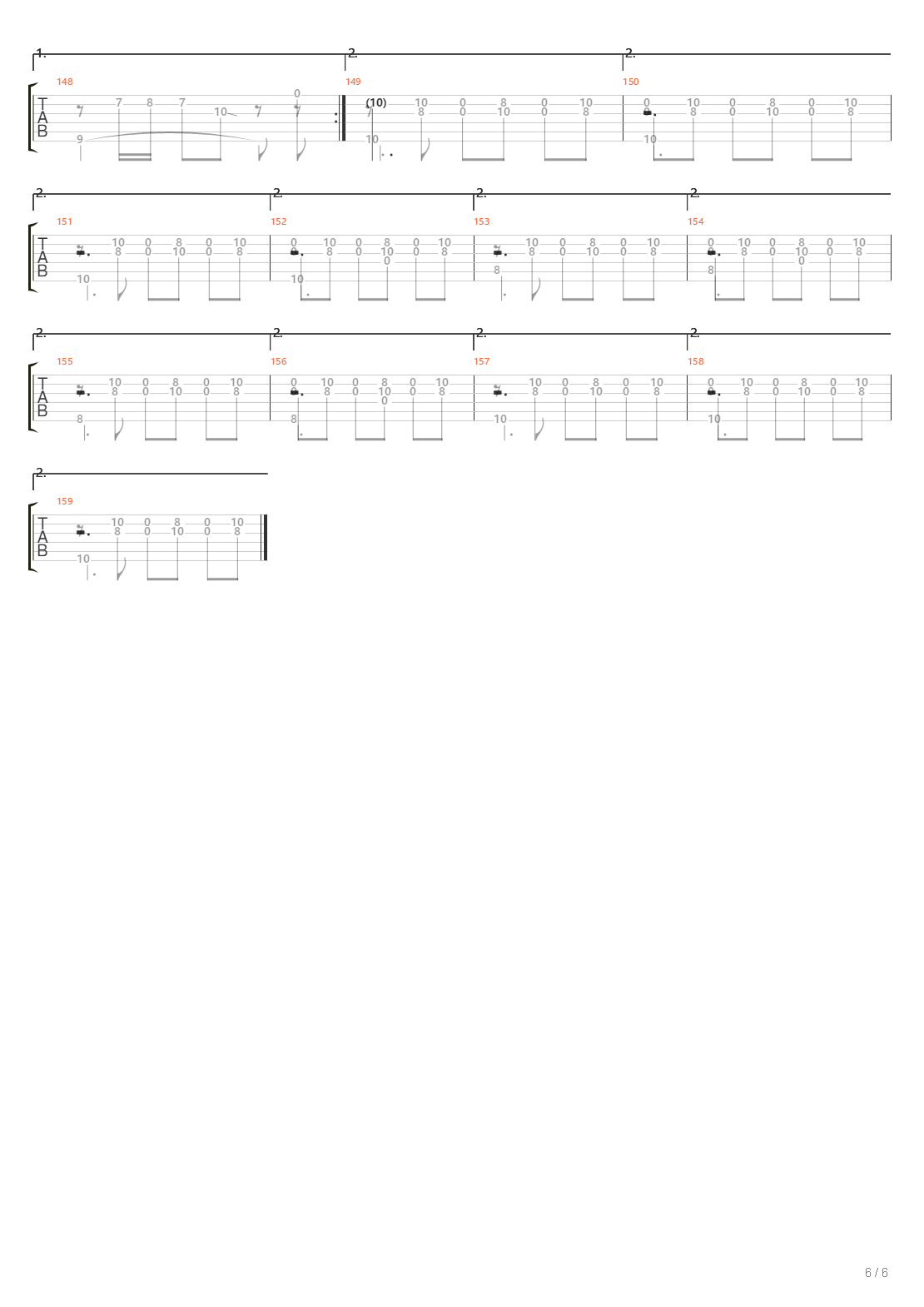 Western吉他谱