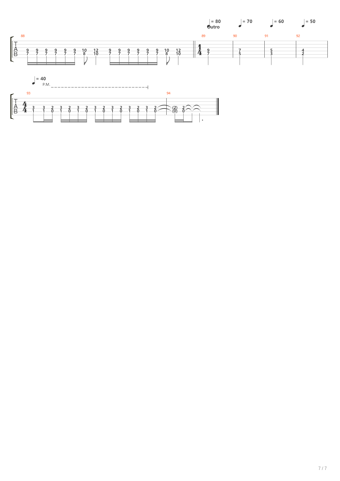 White Witch吉他谱