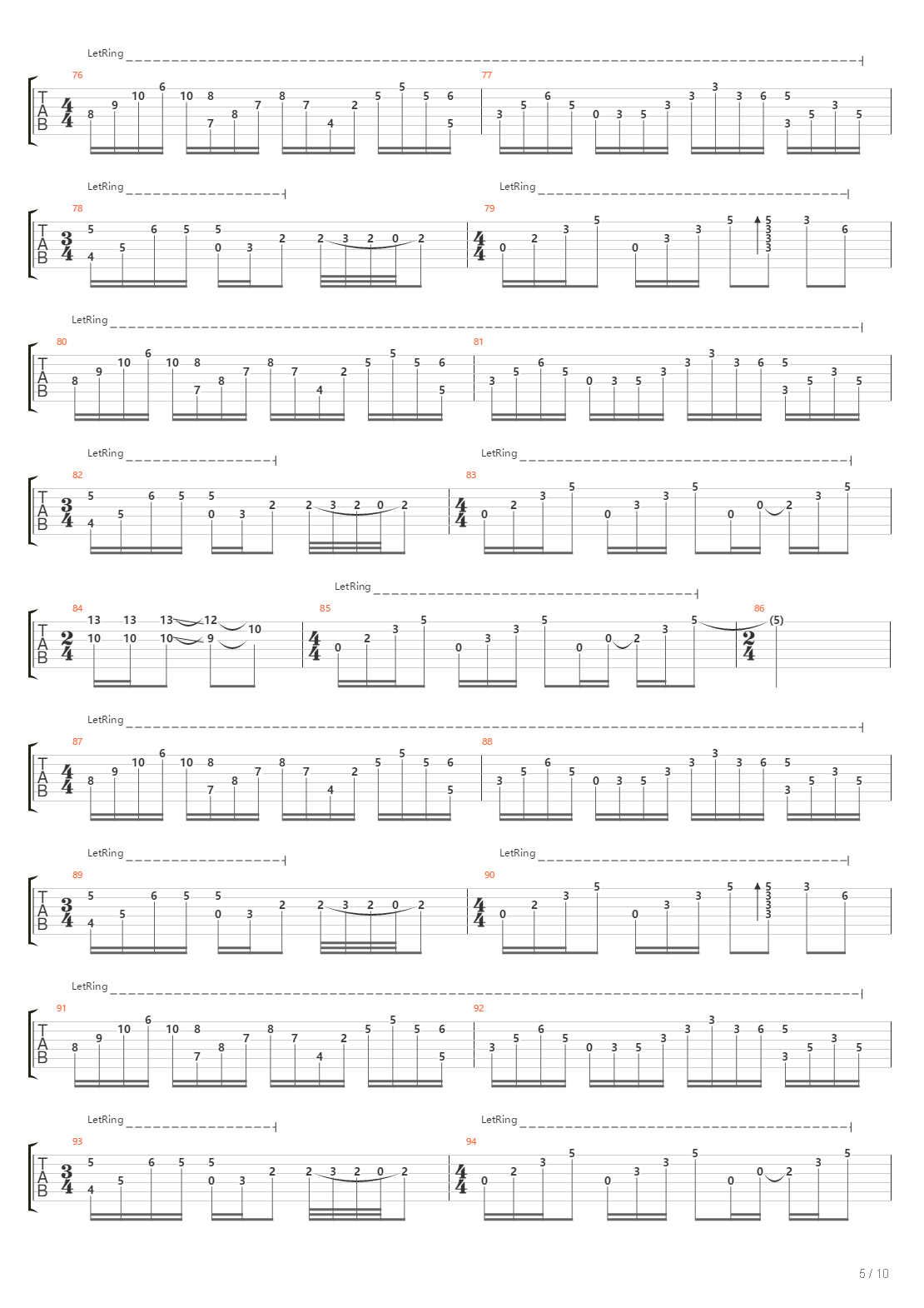 Alhambra吉他谱