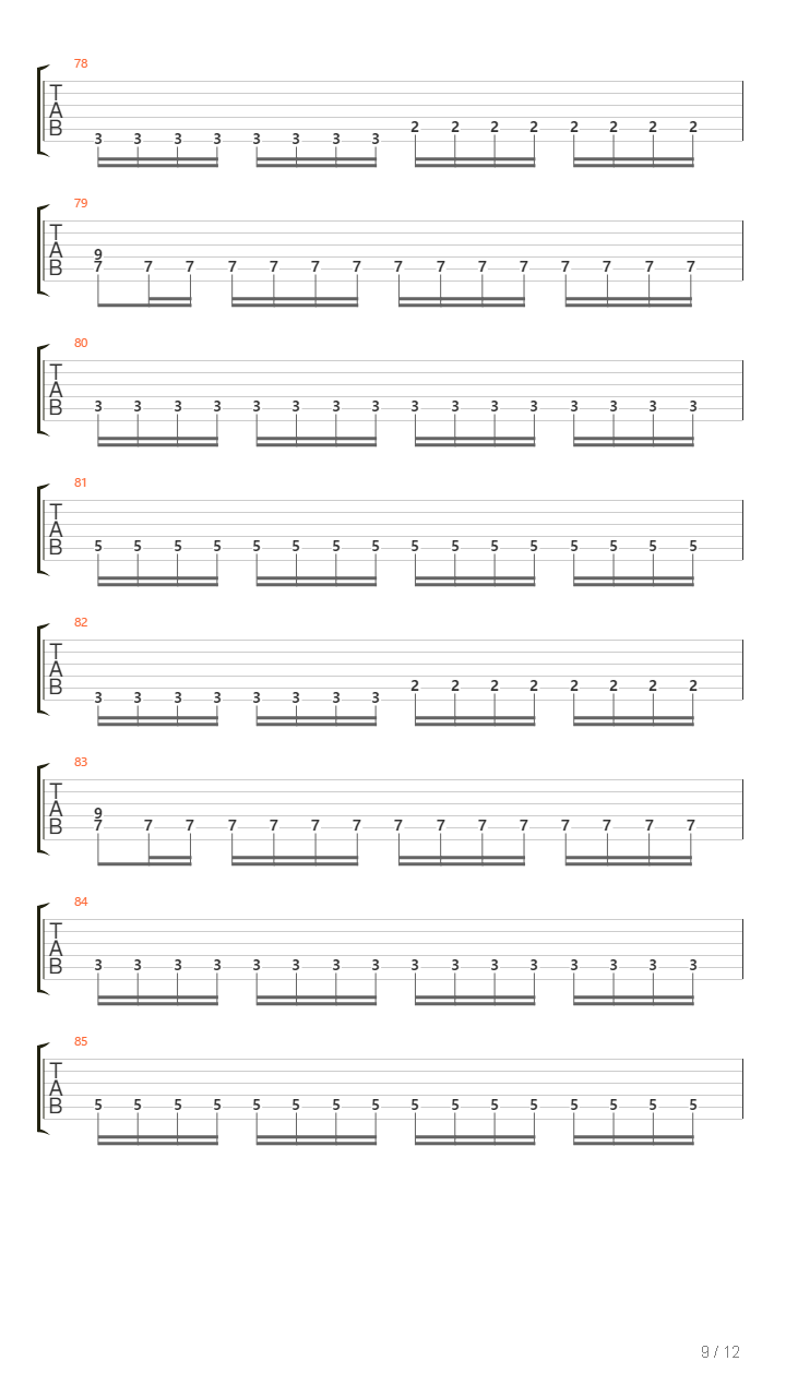 Back To Back吉他谱