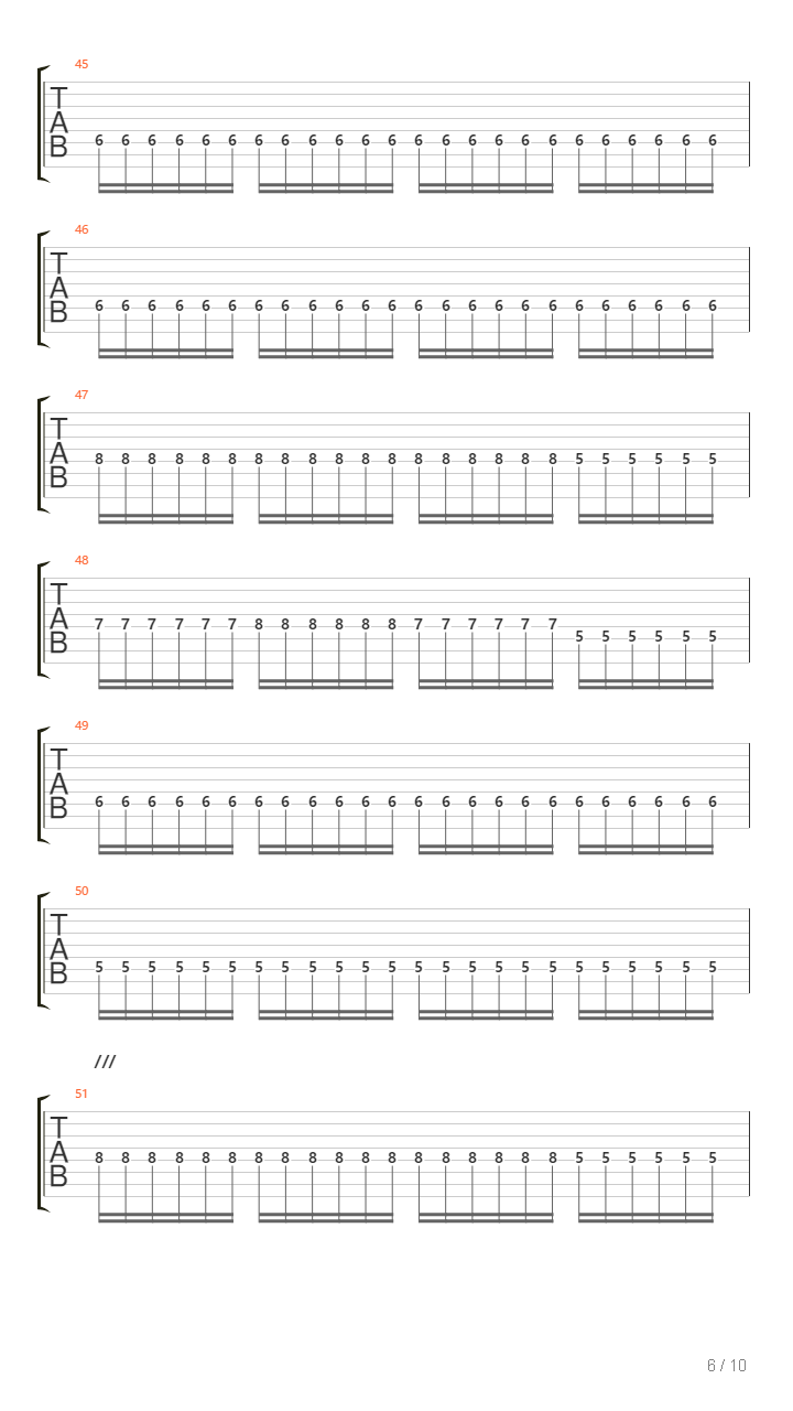 Erebus吉他谱