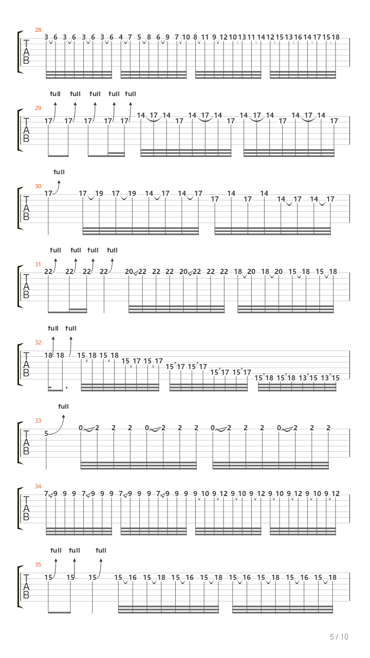 Dies Irae吉他谱