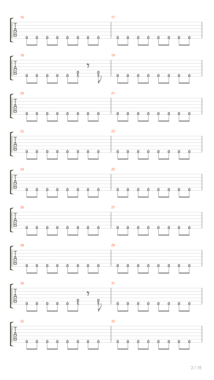 Traffic吉他谱
