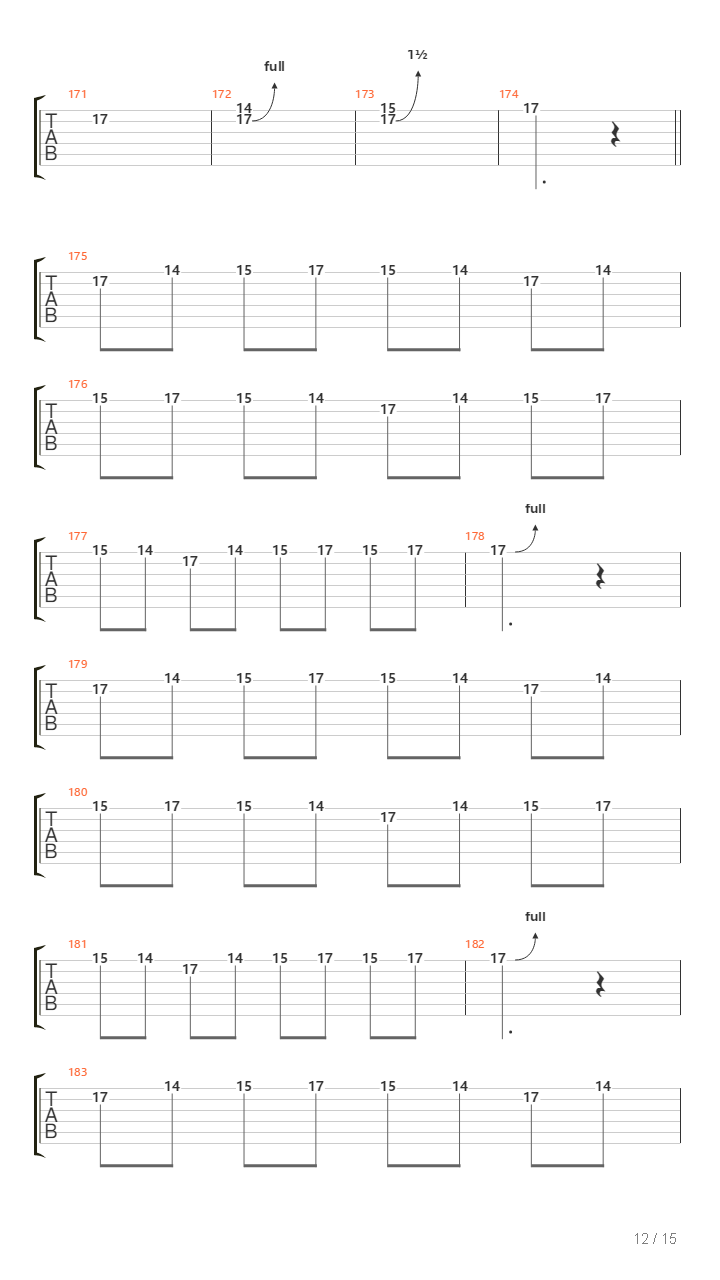 Traffic吉他谱