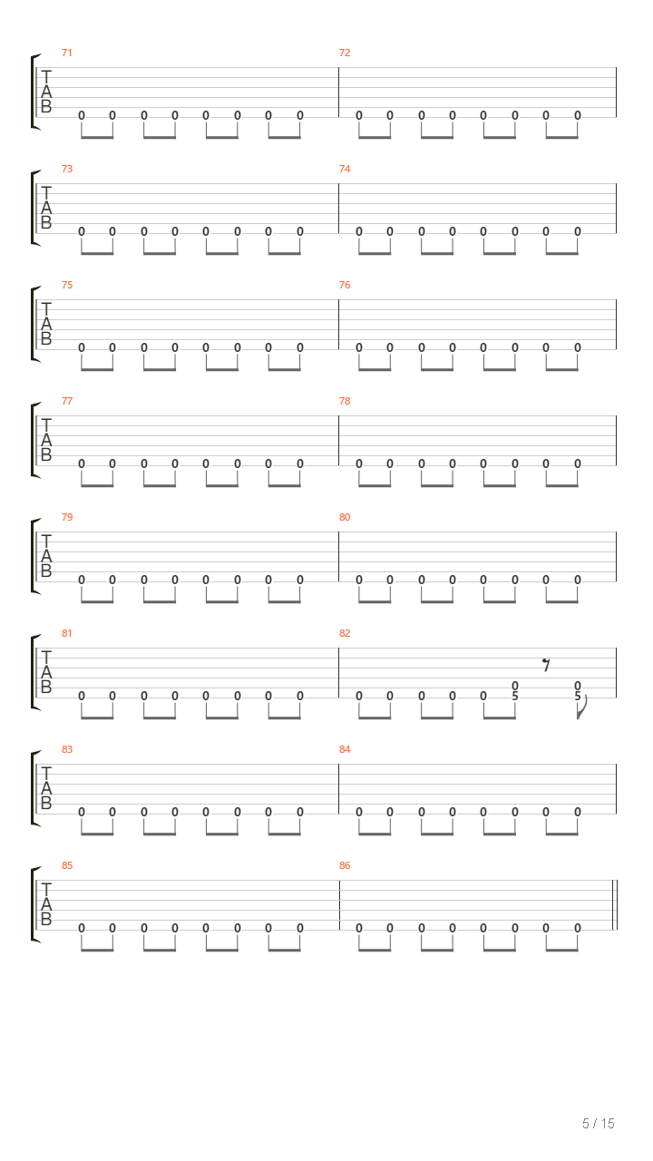 Traffic吉他谱