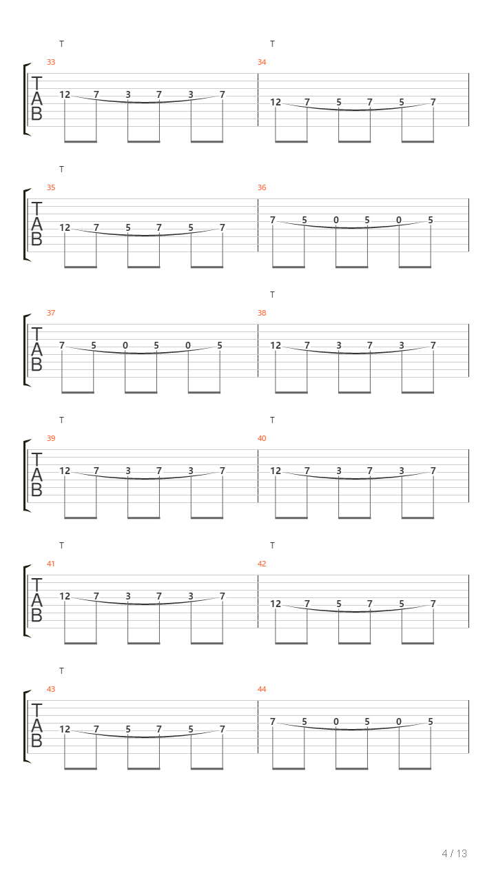 Lexorde吉他谱