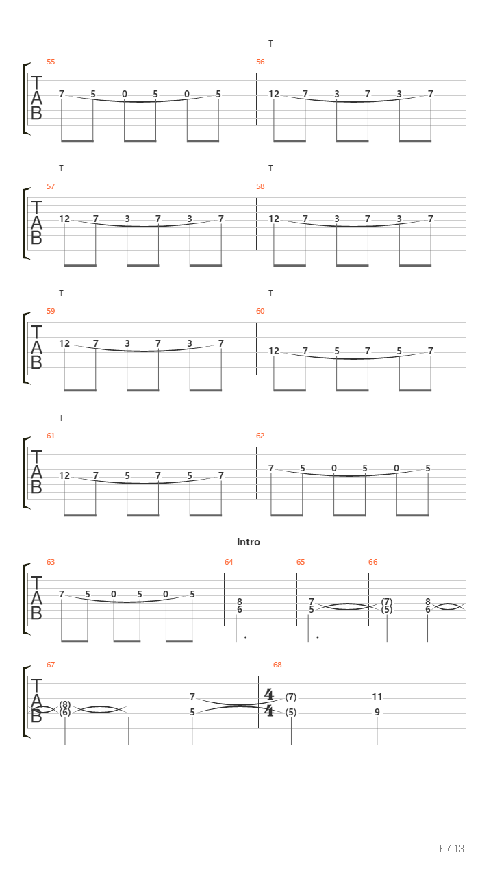 Lexorde吉他谱