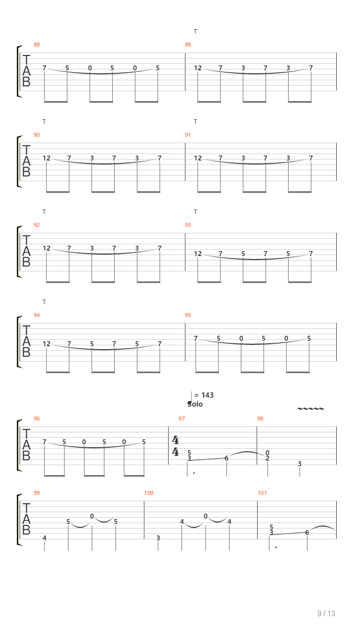 Lexorde吉他谱