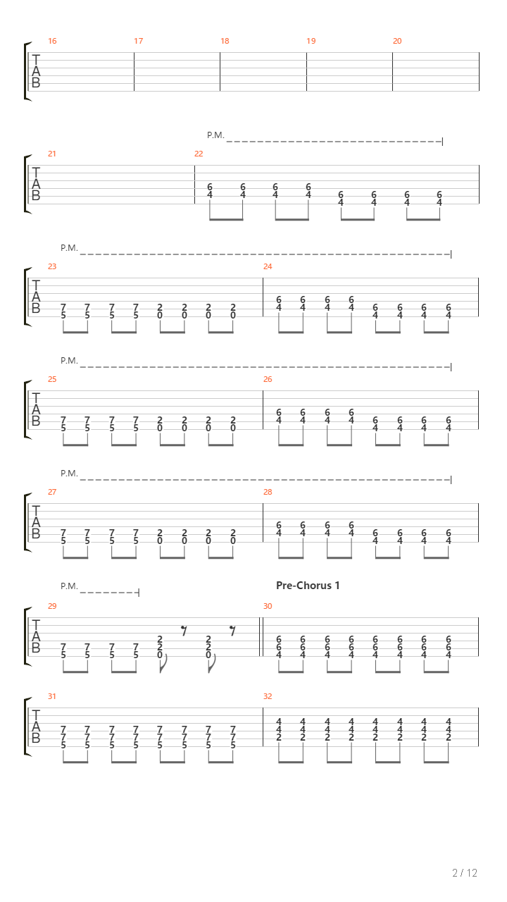 Rat Race吉他谱