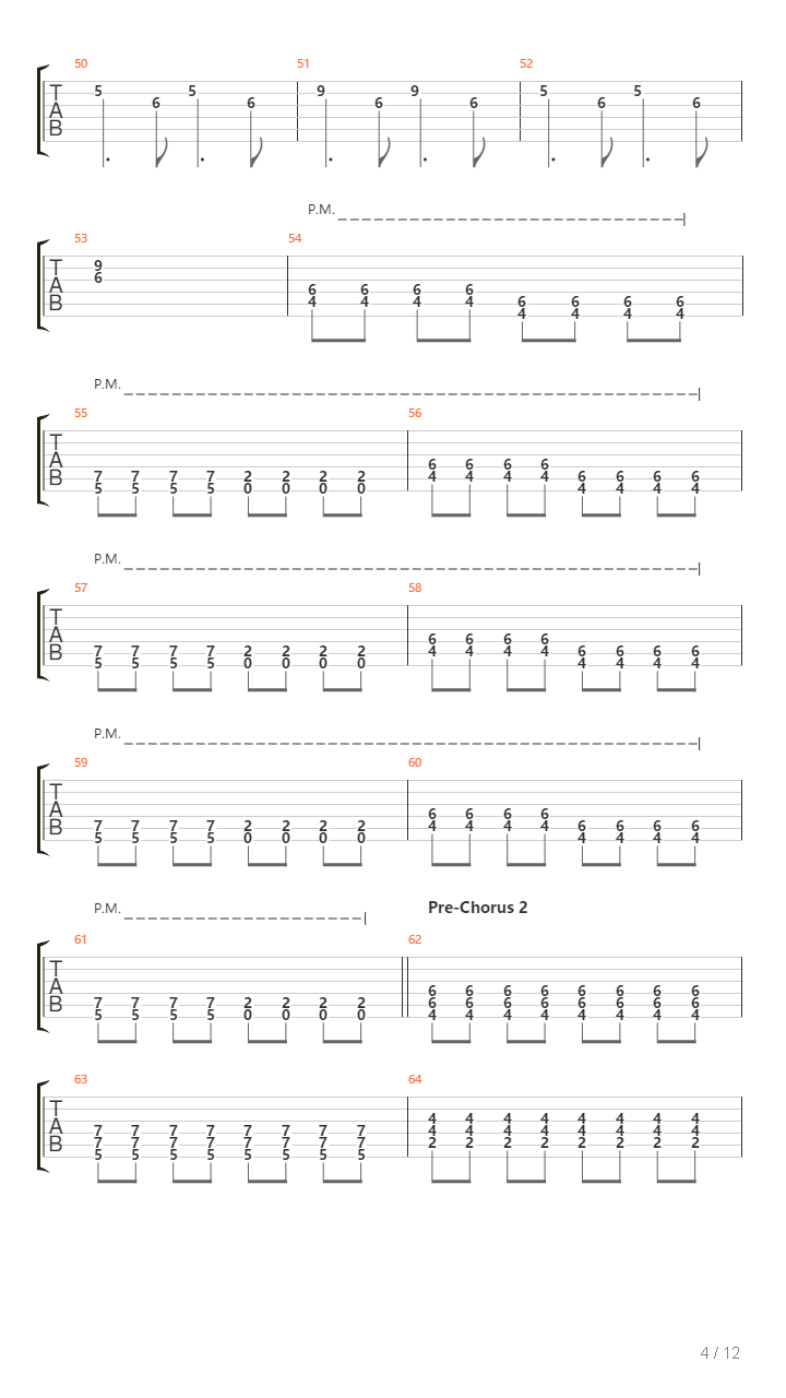 Rat Race吉他谱