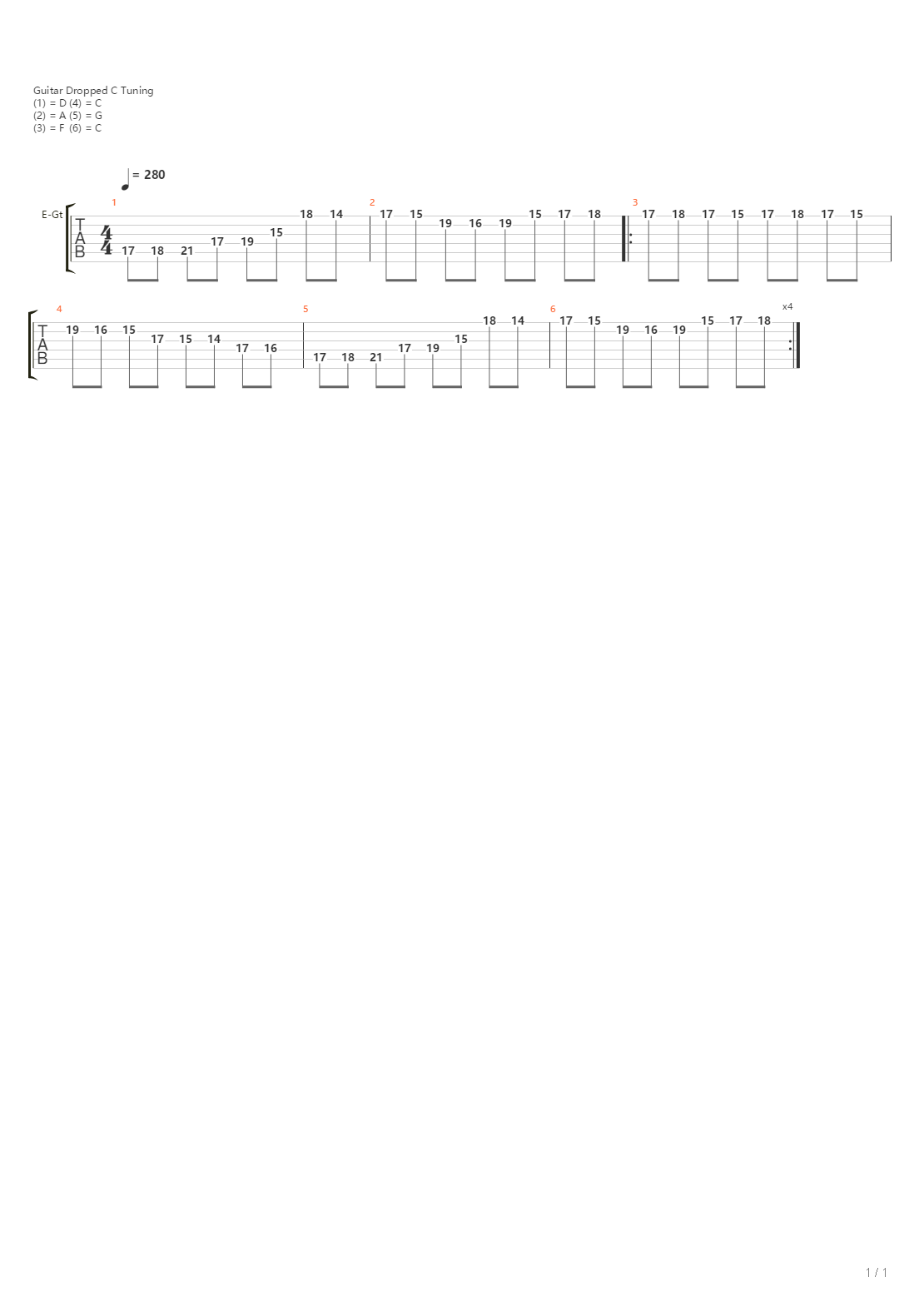 Analogs In A Cell吉他谱