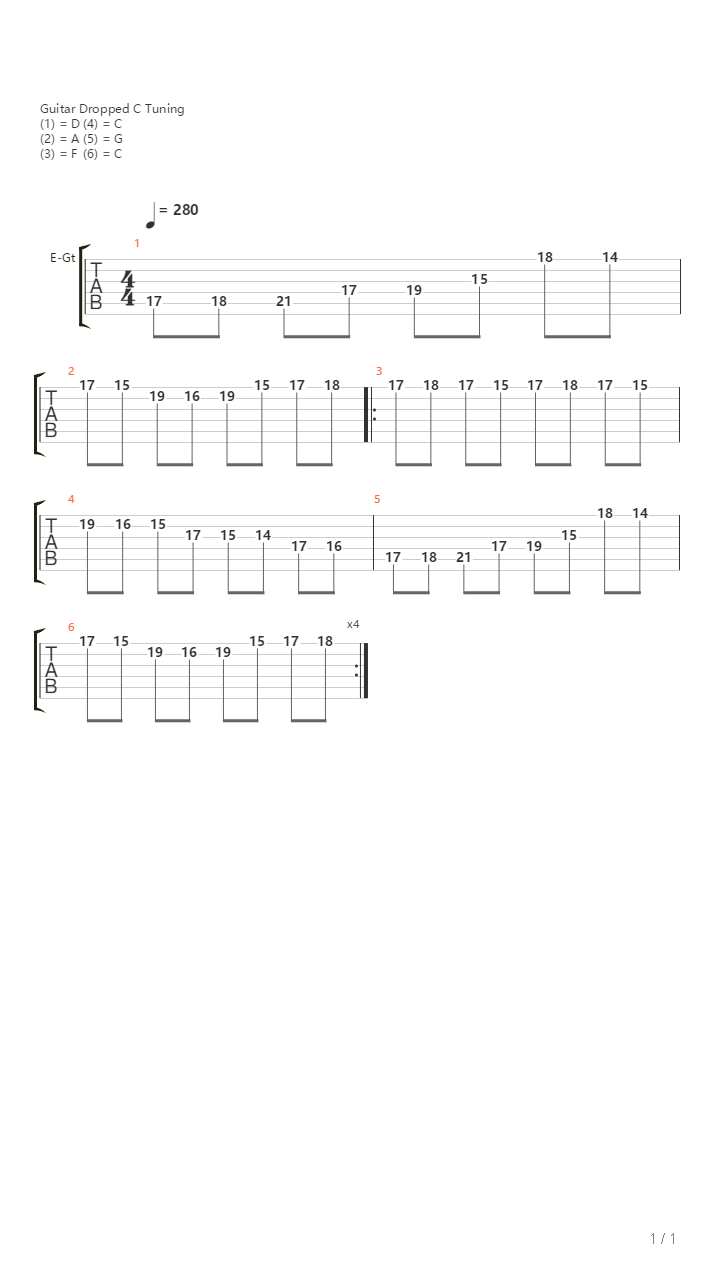 Analogs In A Cell吉他谱