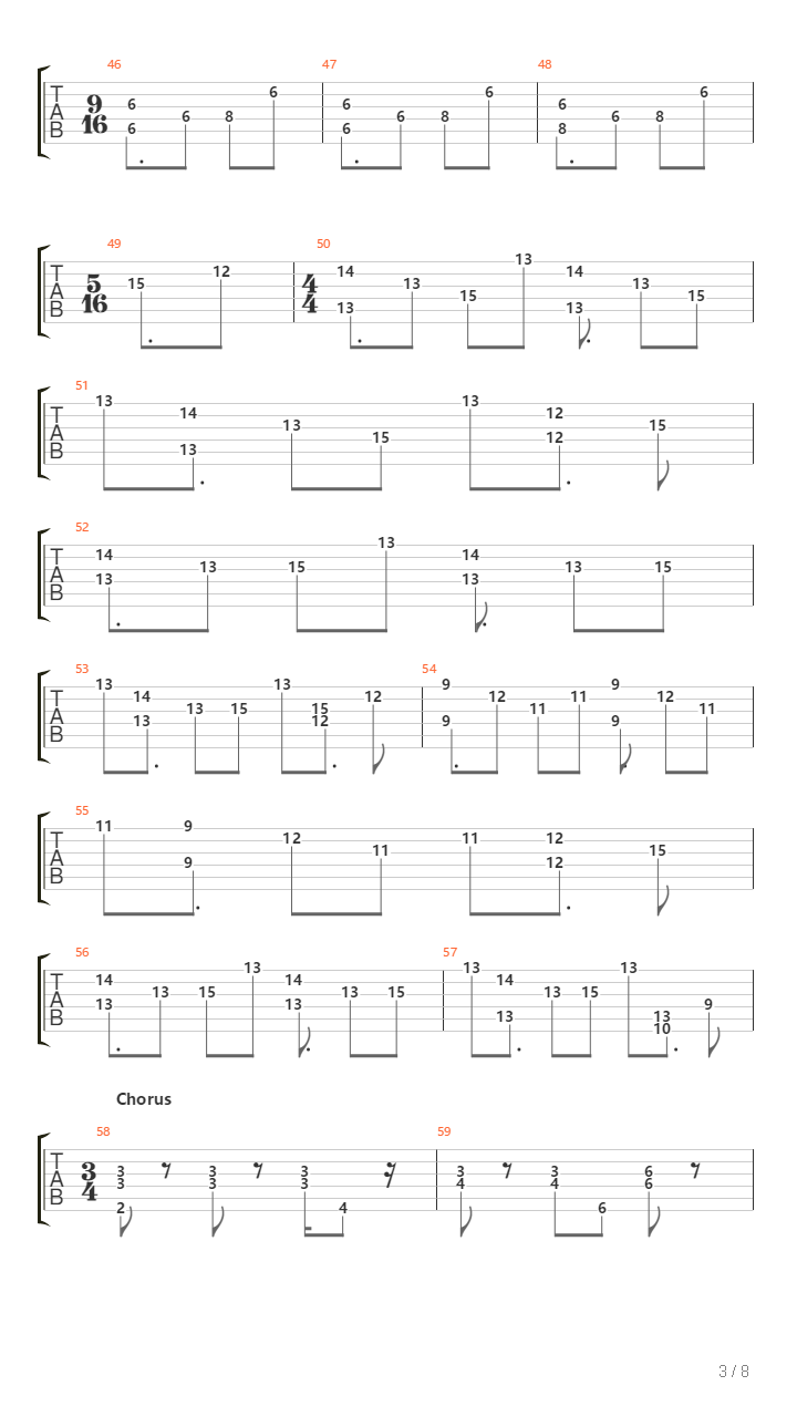 No Signal吉他谱