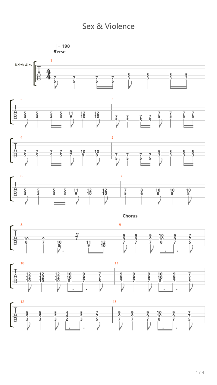 Smd吉他谱