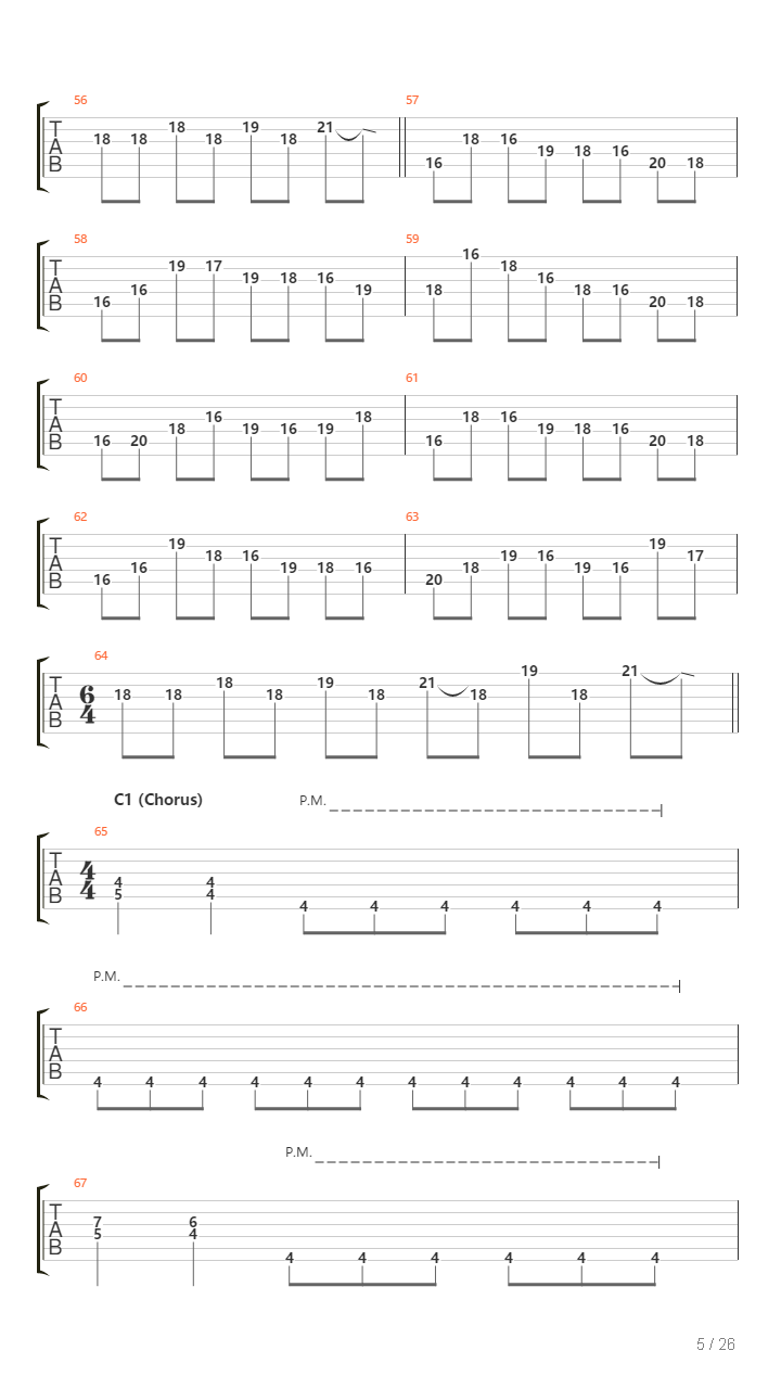 Hexed吉他谱