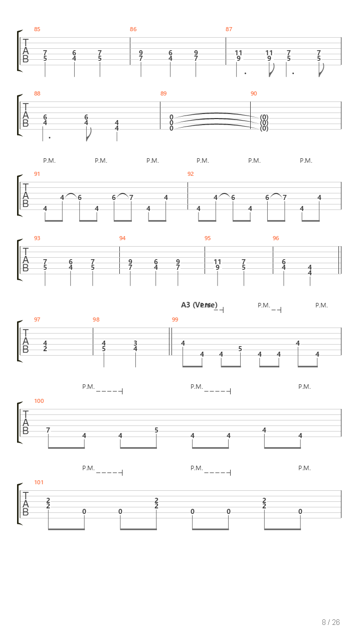 Hexed吉他谱