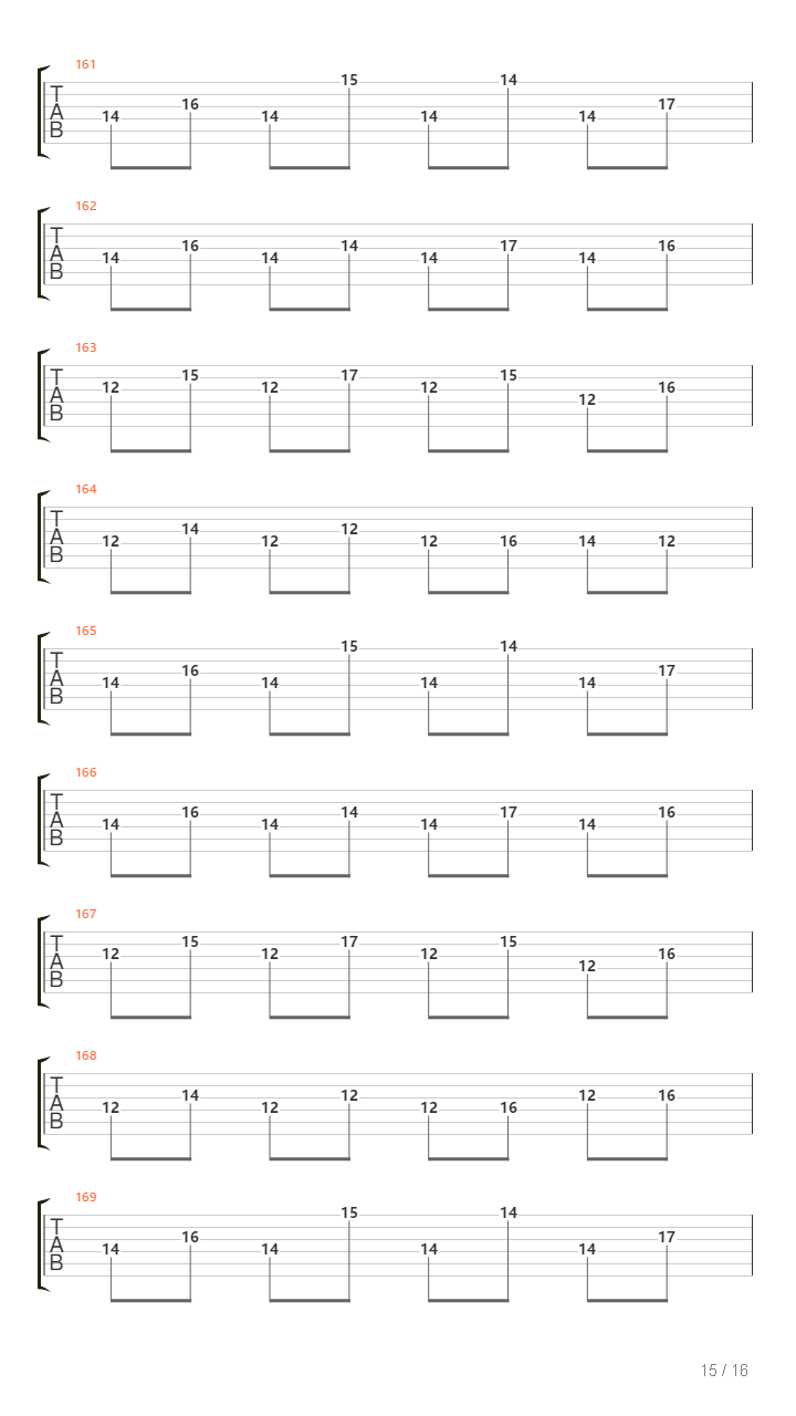 Platitudes And Barren Words吉他谱