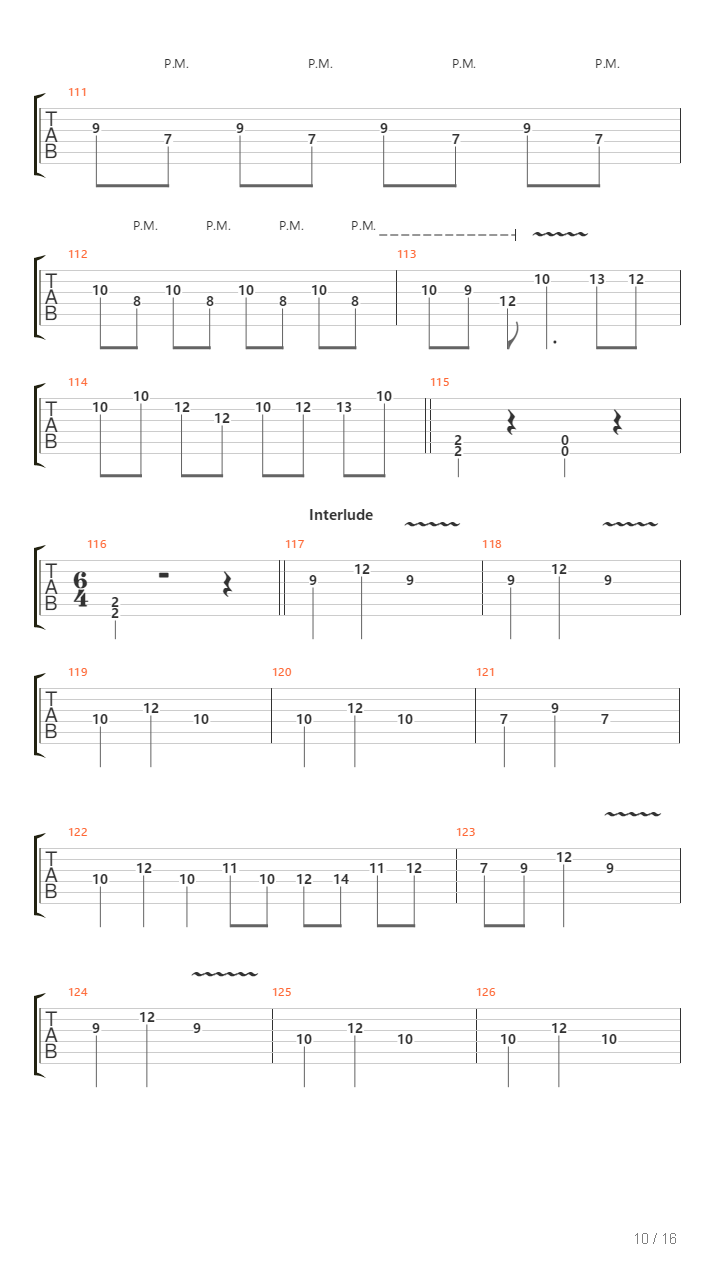 Platitudes And Barren Words吉他谱