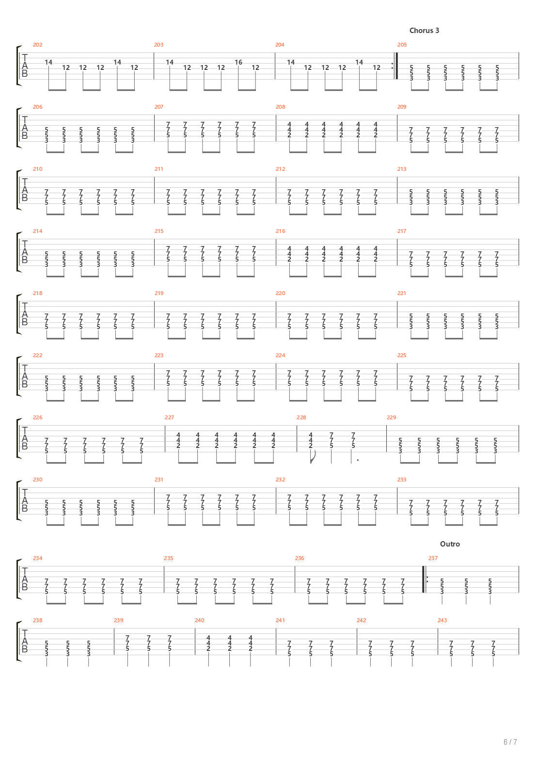 The Pavilion A Long Way Back吉他谱