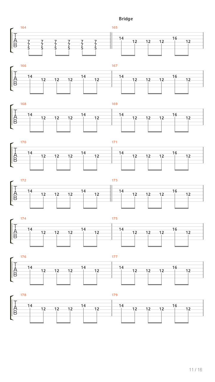 The Pavilion A Long Way Back吉他谱