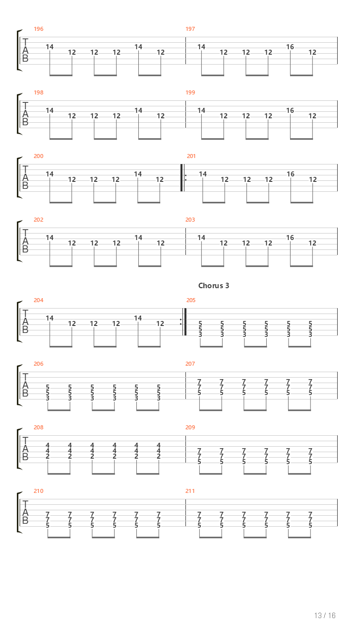 The Pavilion A Long Way Back吉他谱