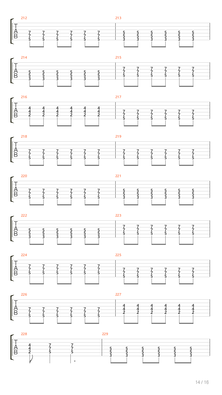 The Pavilion A Long Way Back吉他谱